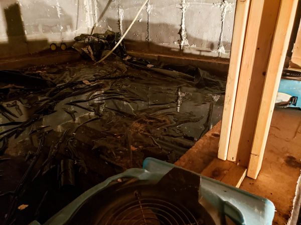 Crawlspace Water Cleanup in Norman